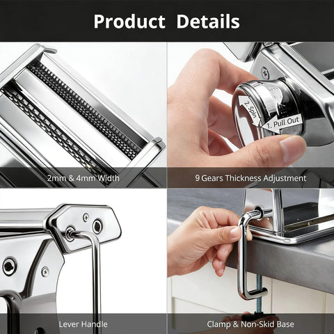 METLUCK detachable cutters and crank assembly for easy switching and cleaning