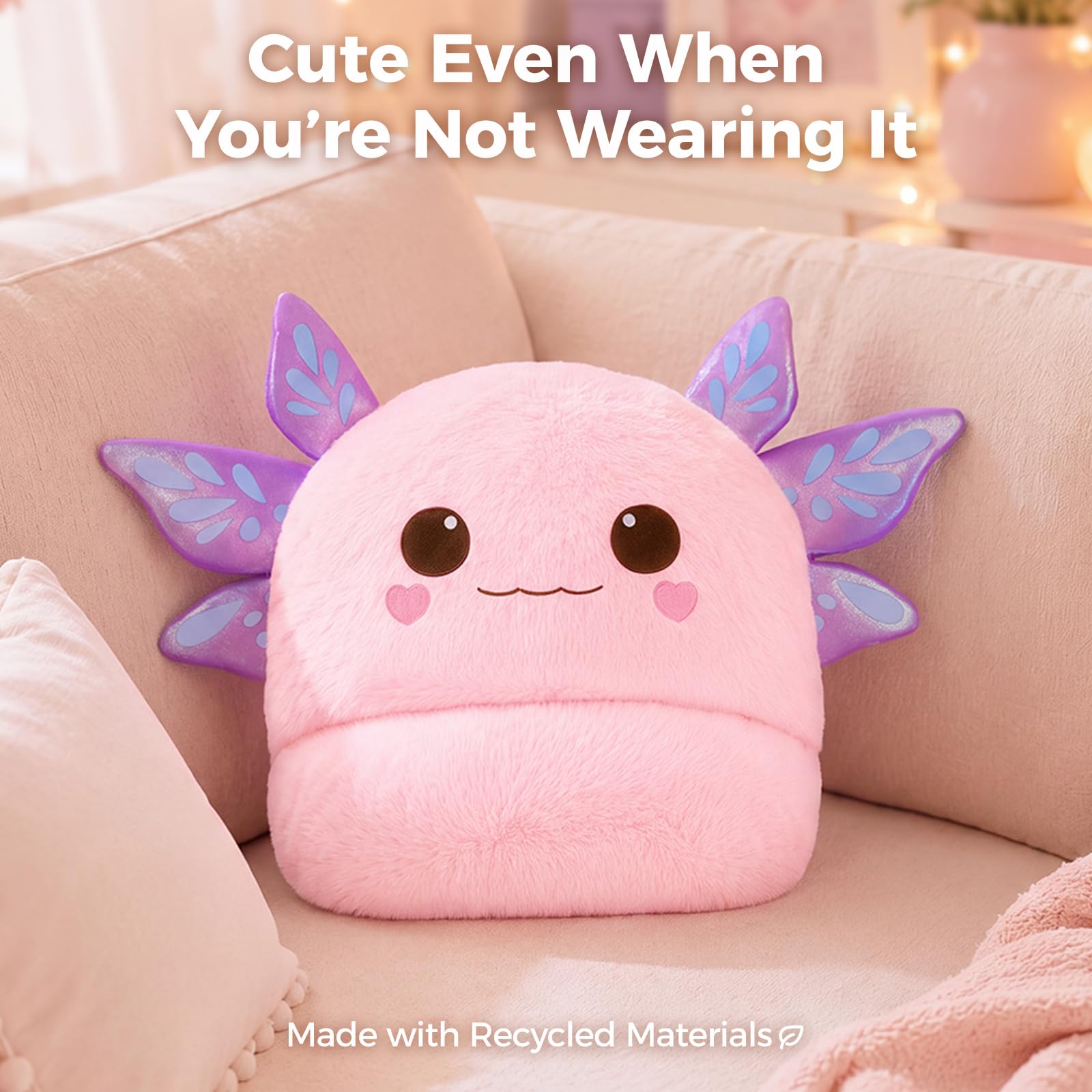 Mewaii axolotl packaged as gift ready to present and delight
