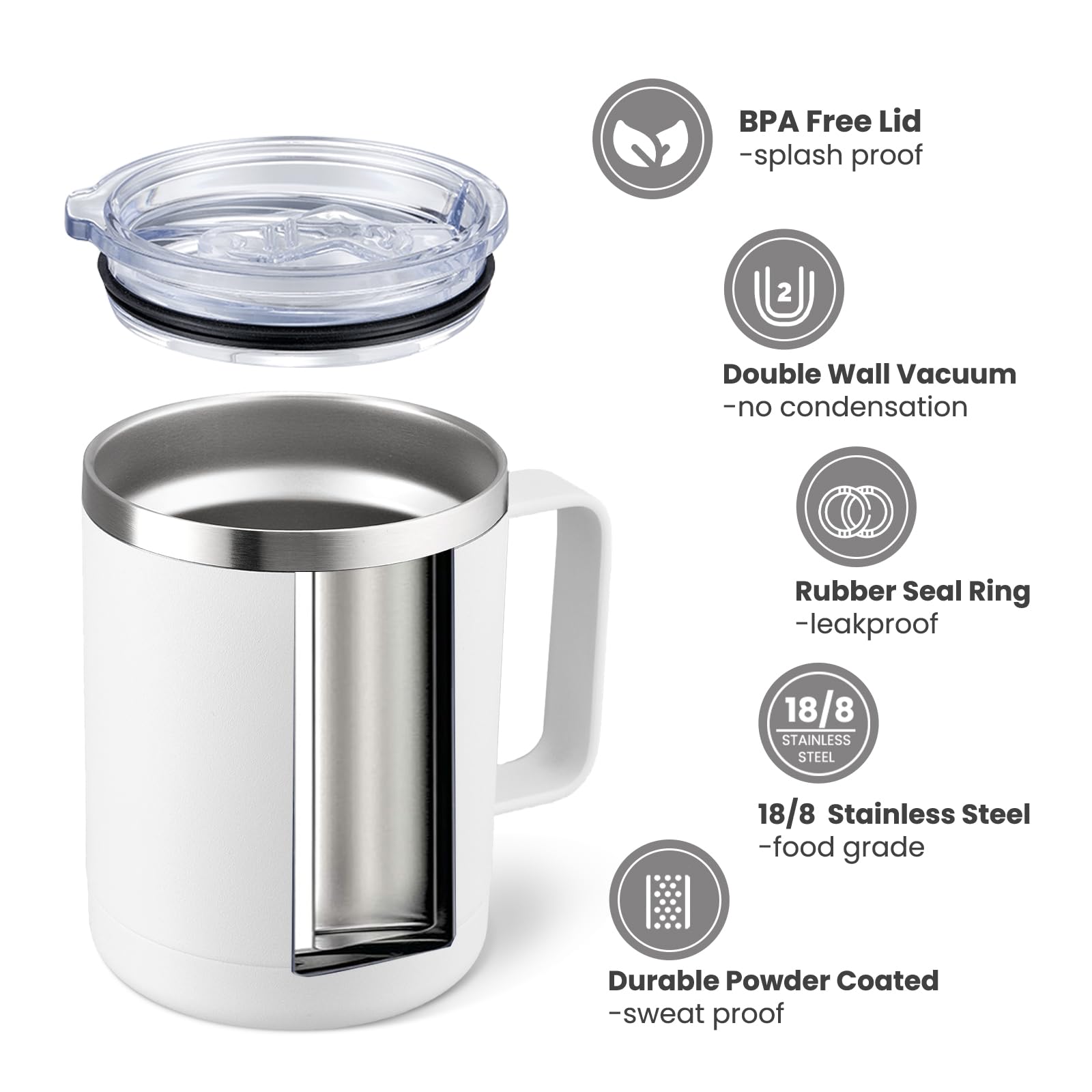MEWAY closeup of ergonomic handle offering secure comfortable grip