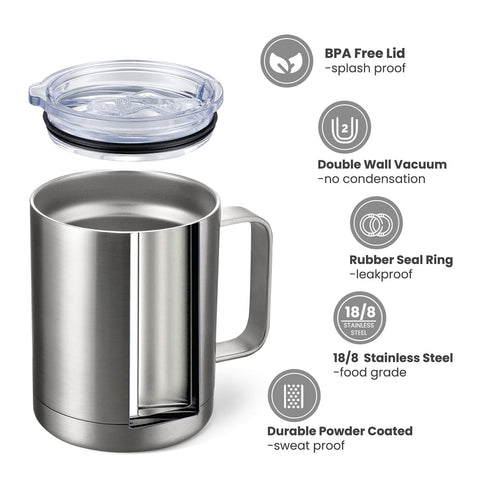 MEWAY close-up of electro-polished stainless steel interior demonstrating flavor protection