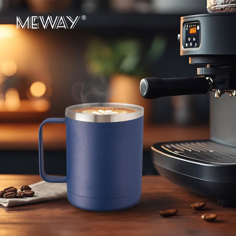 MEWAY tumbler in car cupholder showing travel convenience and stability