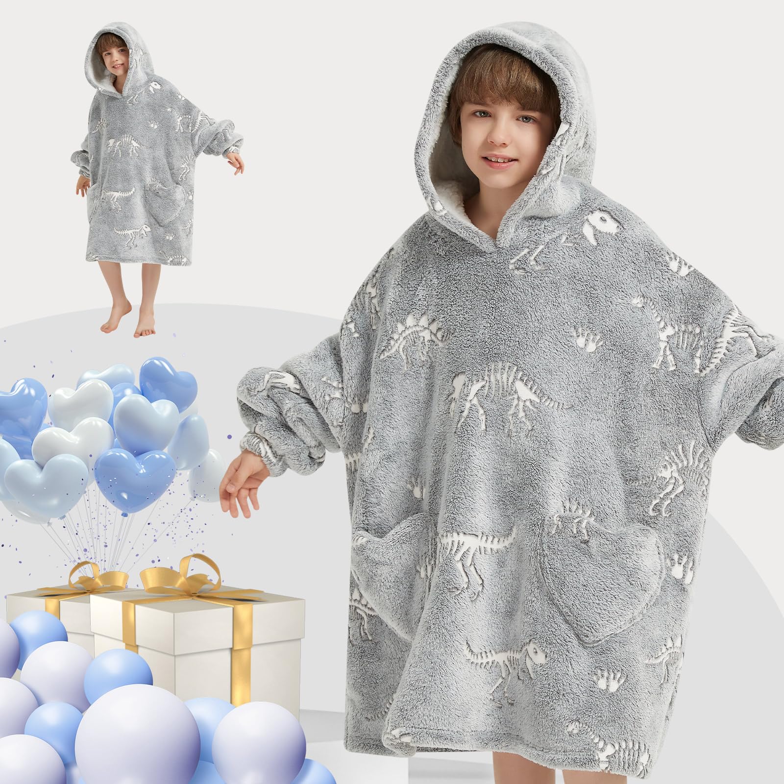 Mewkou child wearing hoodie outdoors showing comfort and movement during activities