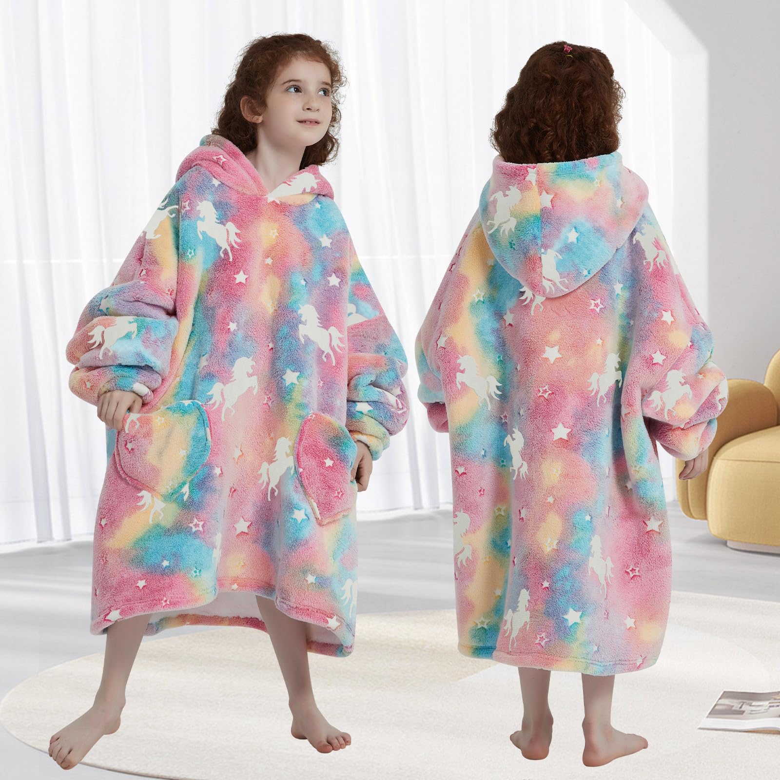Mewkou child lounging in hoodie illustrating cozy wear at home