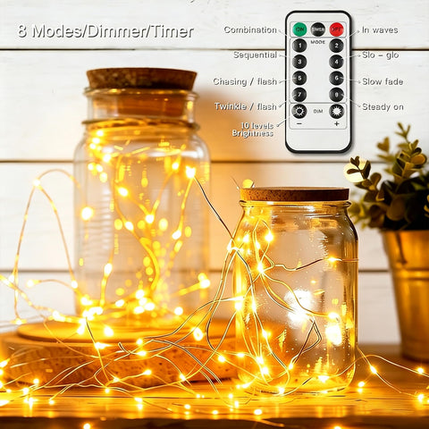 Mewuv lights wrapped around a tree outdoors showing waterproof party lighting