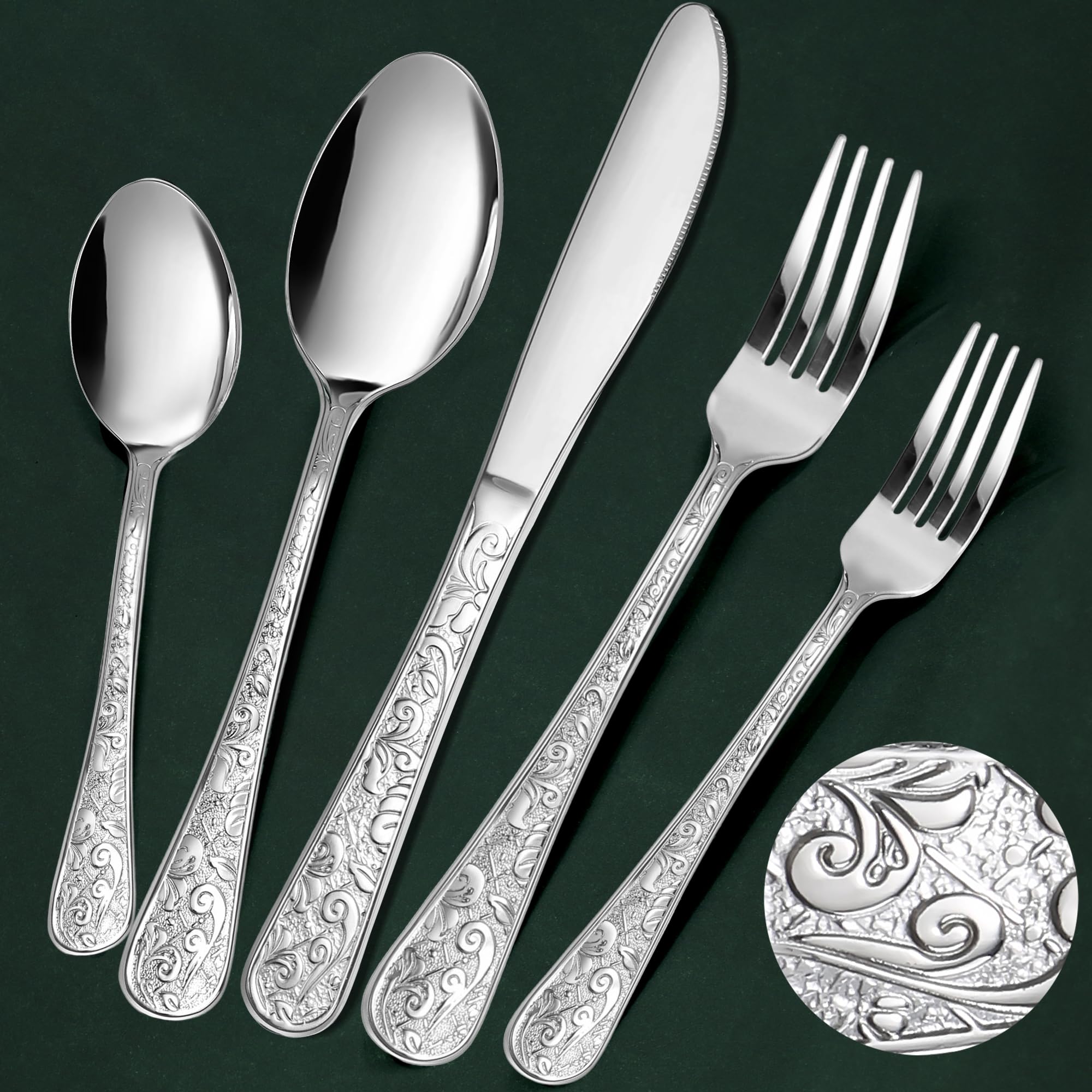 Meythway front packaging showing full 40-piece set and elegant presentation