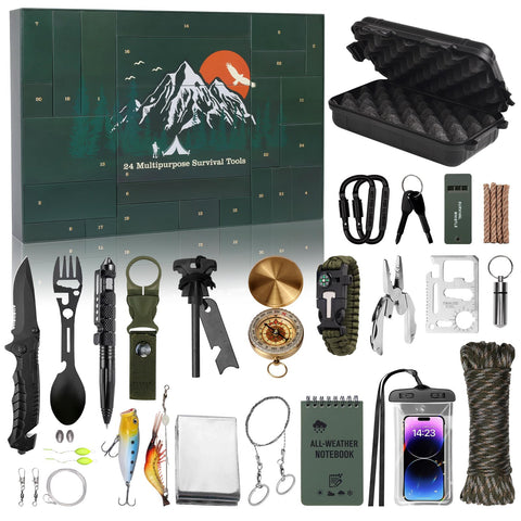 MH MYLUNE HOME front packaging showing 24-day advent calendar and contents benefit