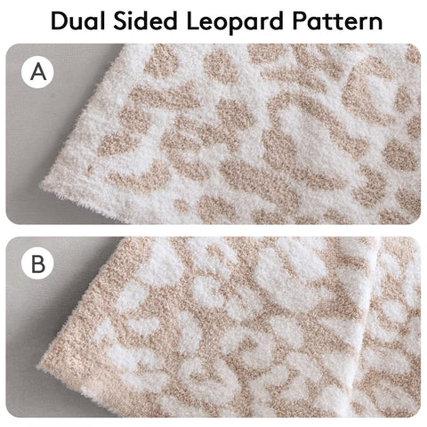 MH MYLUNE HOME throw draped on sofa adding decorative animal-print accent