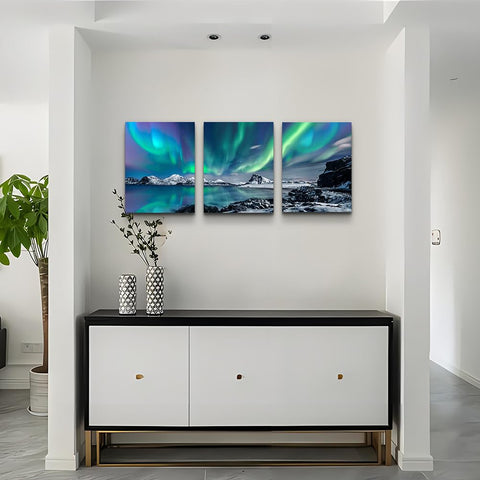 MHARTK66 above sofa demonstrating scale and proportion for common wall spaces