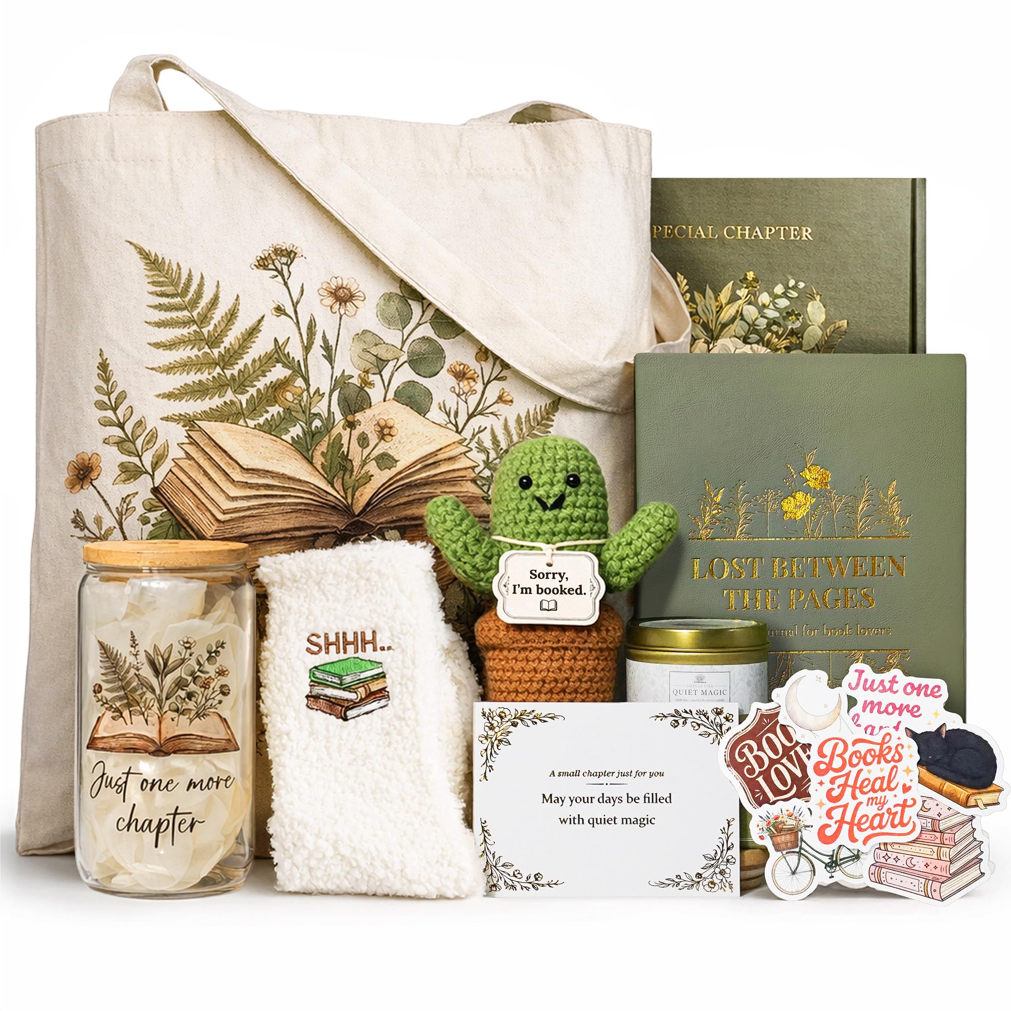 MHSMHL premium gift box front view showing curated reading items and ready-to-gift appeal