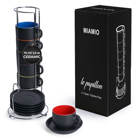 MIAMIO front packaging showing colorful Le Papillon set and vibrant design benefit