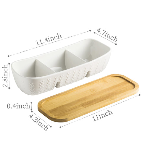 Miamolo wood tray close-up showing grain and three drink slots for secure serving