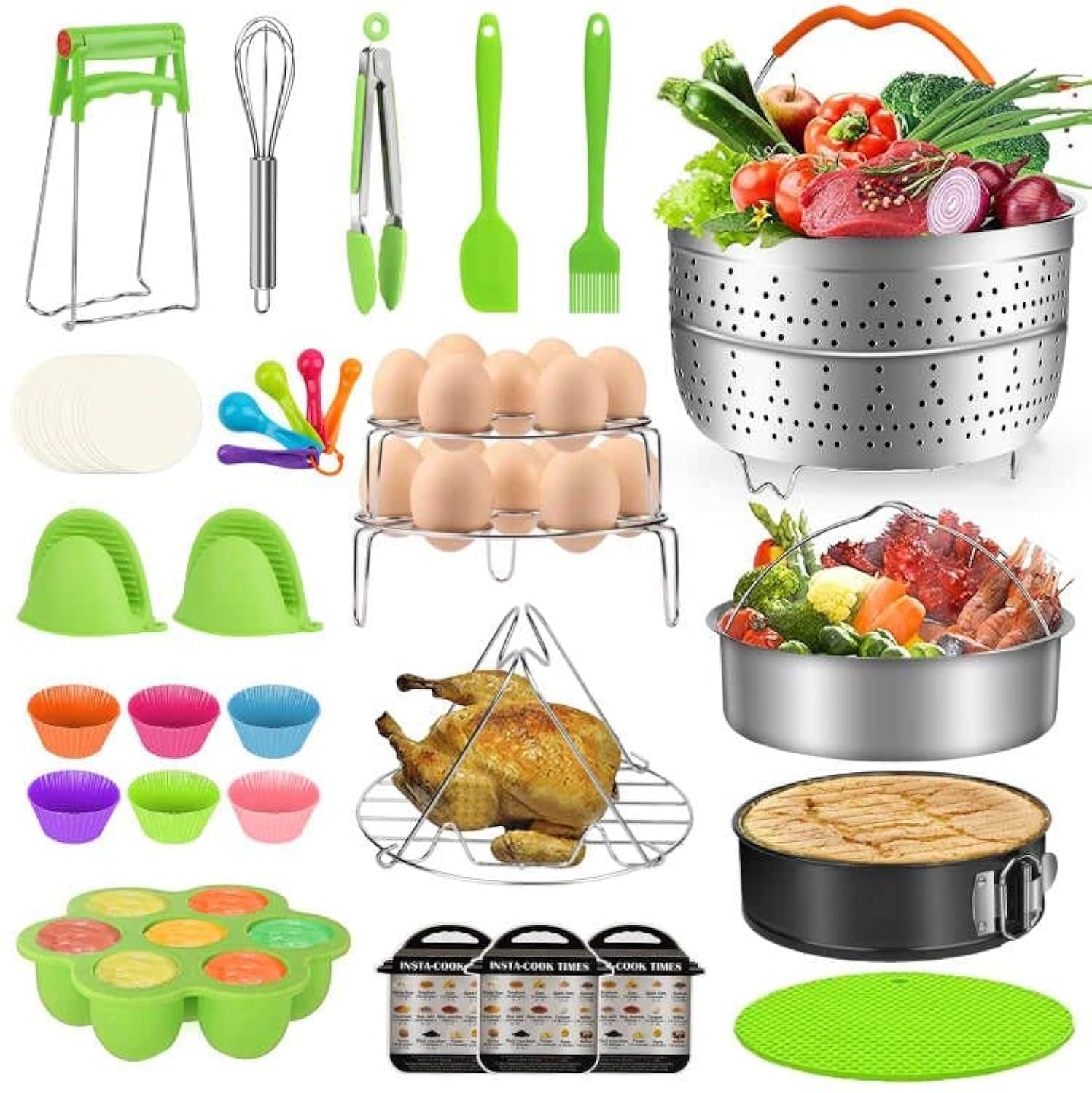 MIBOTE full accessory set laid out for quick selection and convenience