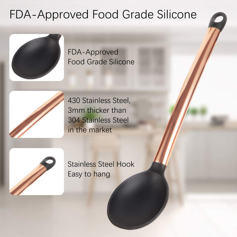 MIBOTE flexible spatula flipping pancake safely without scratching pan