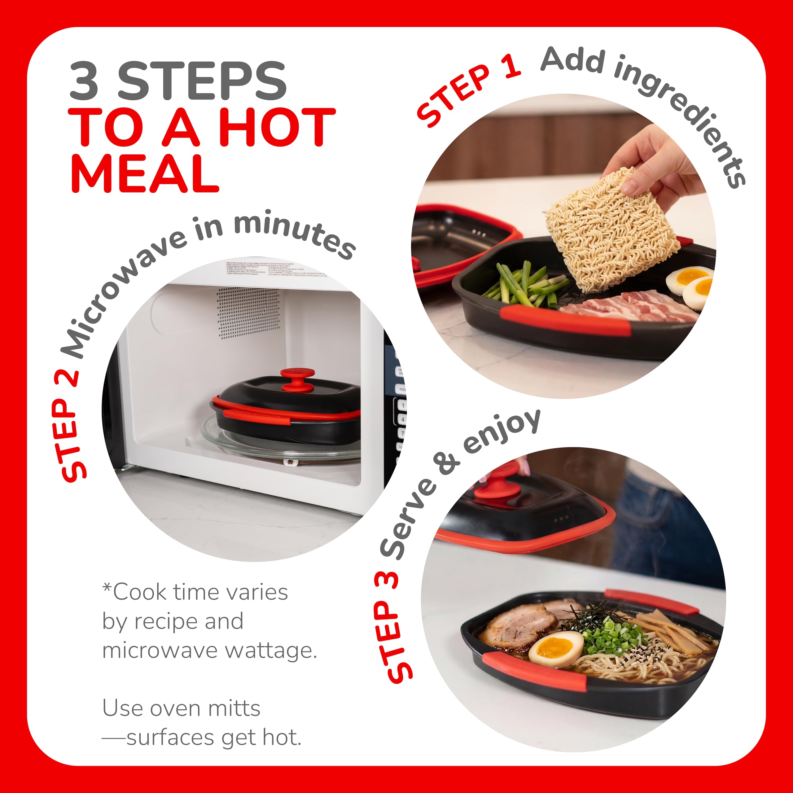 Micro Grill smooth interior detail for easy cleaning and dishwasher safety