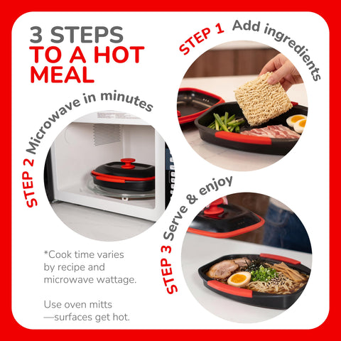Micro Grill smooth interior detail for easy cleaning and dishwasher safety