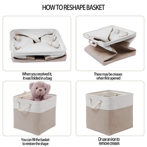 MidmmVick cube placed on shelving showing neat shelf arrangement and space-saving benefit