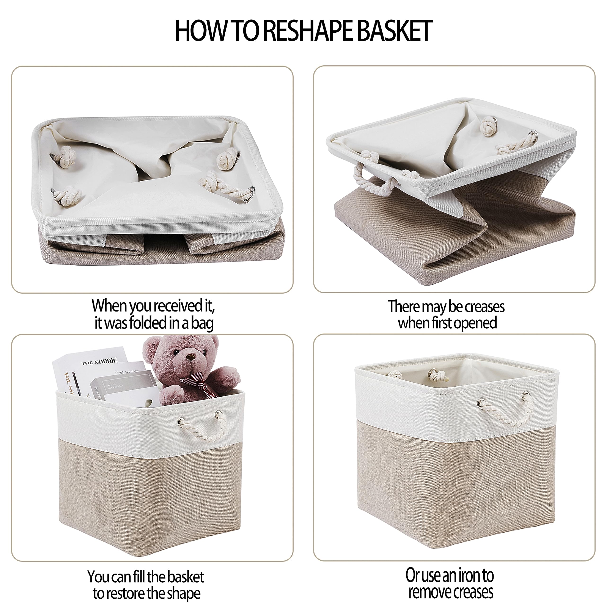 MidmmVick cube filled with folded clothes showing practical capacity and order