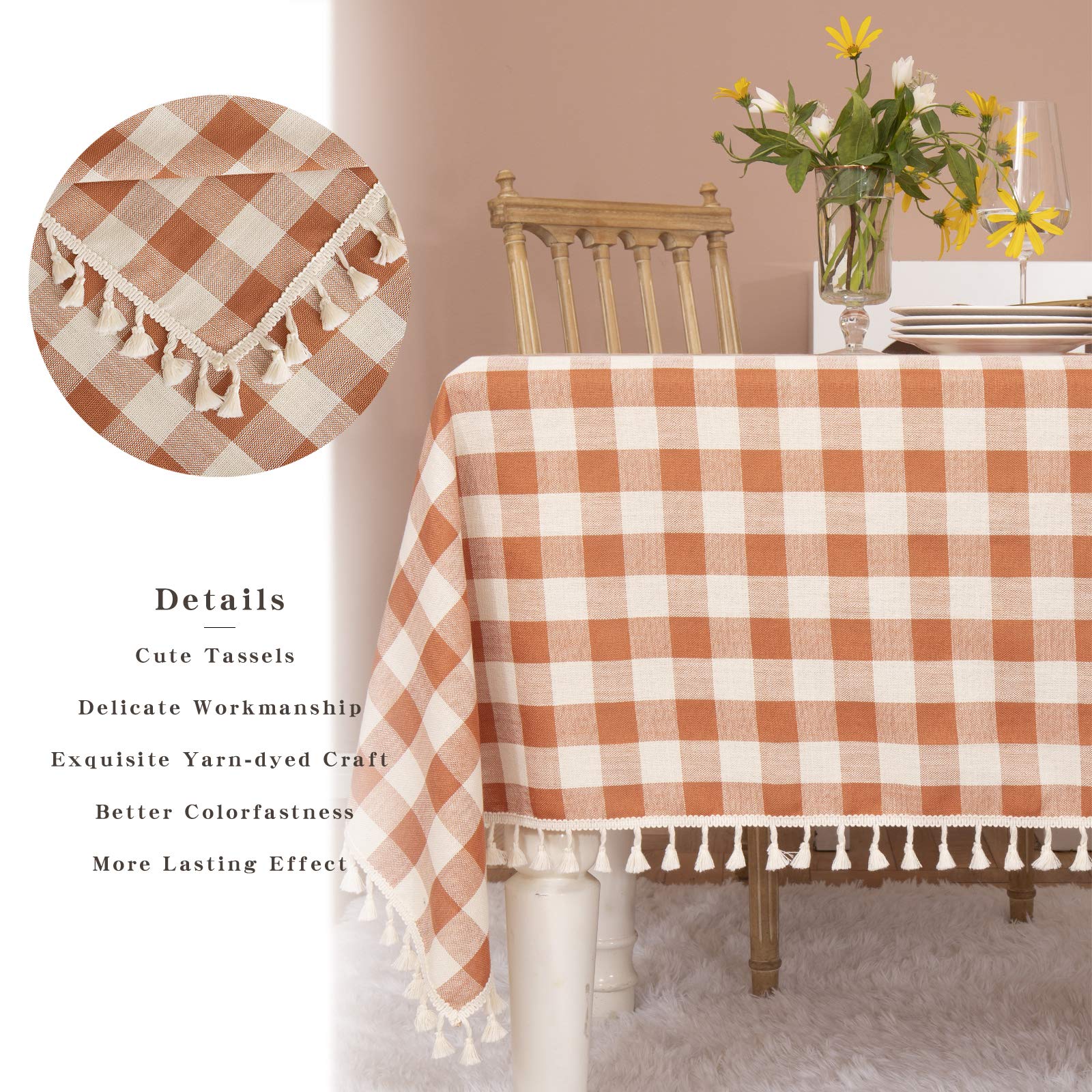 Midsummer Breeze table in use with dinnerware showing seasonal entertaining benefit