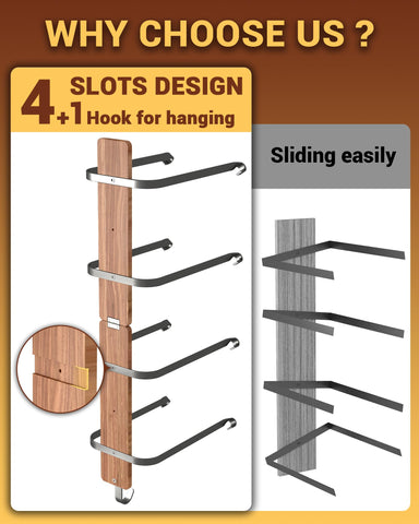 Midukit rack mounted in entryway lifestyle storing hats and adding decor