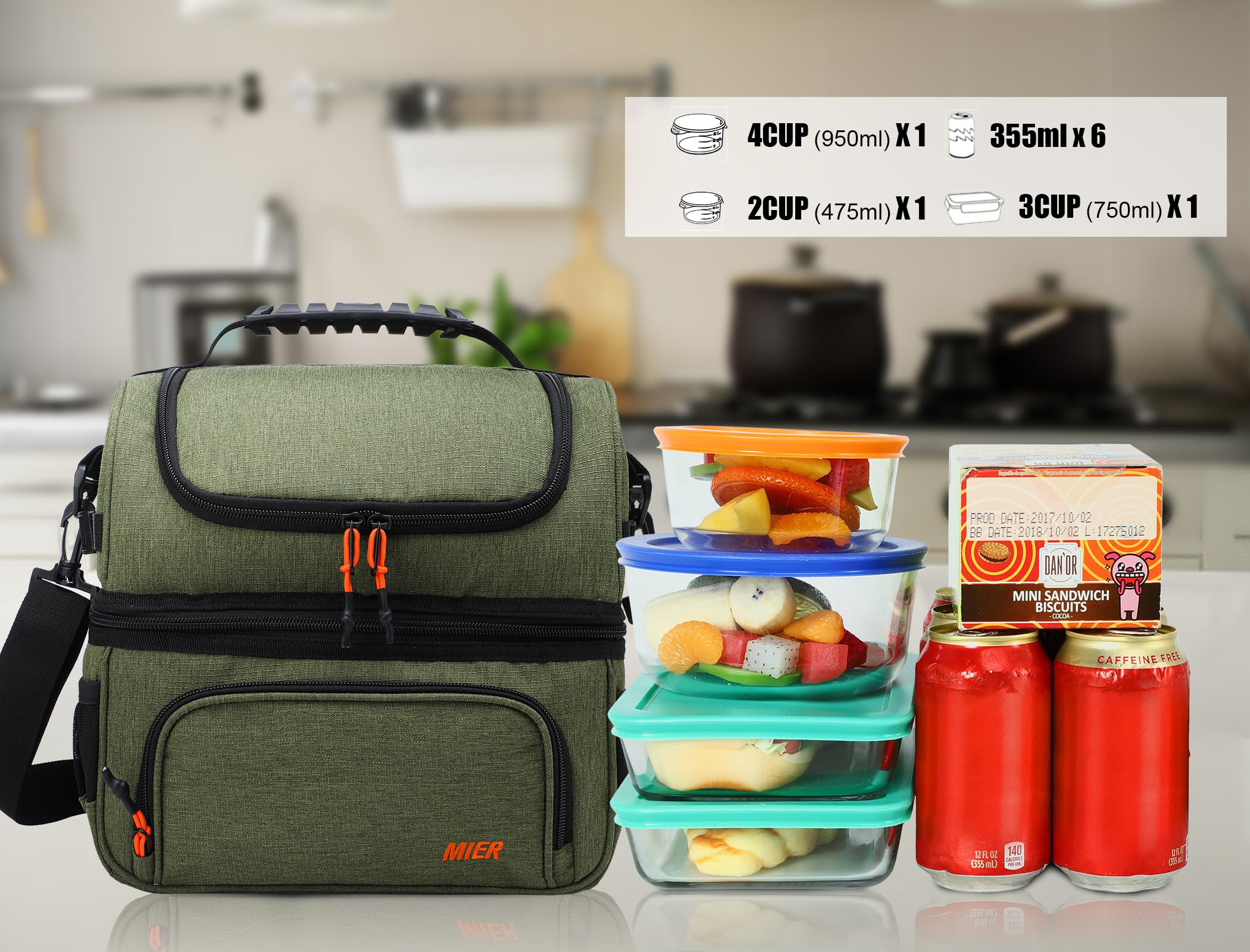 MIER placed at a picnic illustrating outdoor use and reliable temperature control benefit