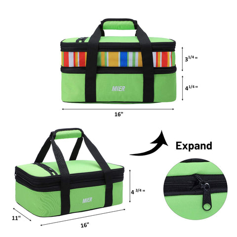 MIER padded handles being carried easily for comfortable transport