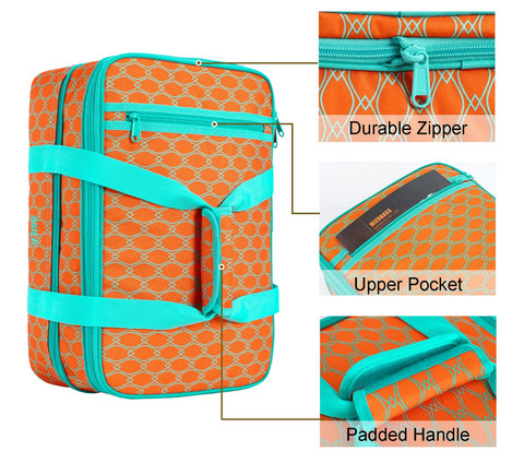 MIER lifestyle picnic scene with carrier on blanket for easy outdoor serving