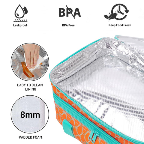 MIER zipper and padded handle detail demonstrating durable, comfortable carry
