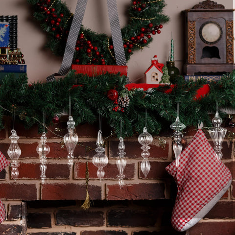 Mifoci single finial in gift wrap illustrating ready-to-give holiday present