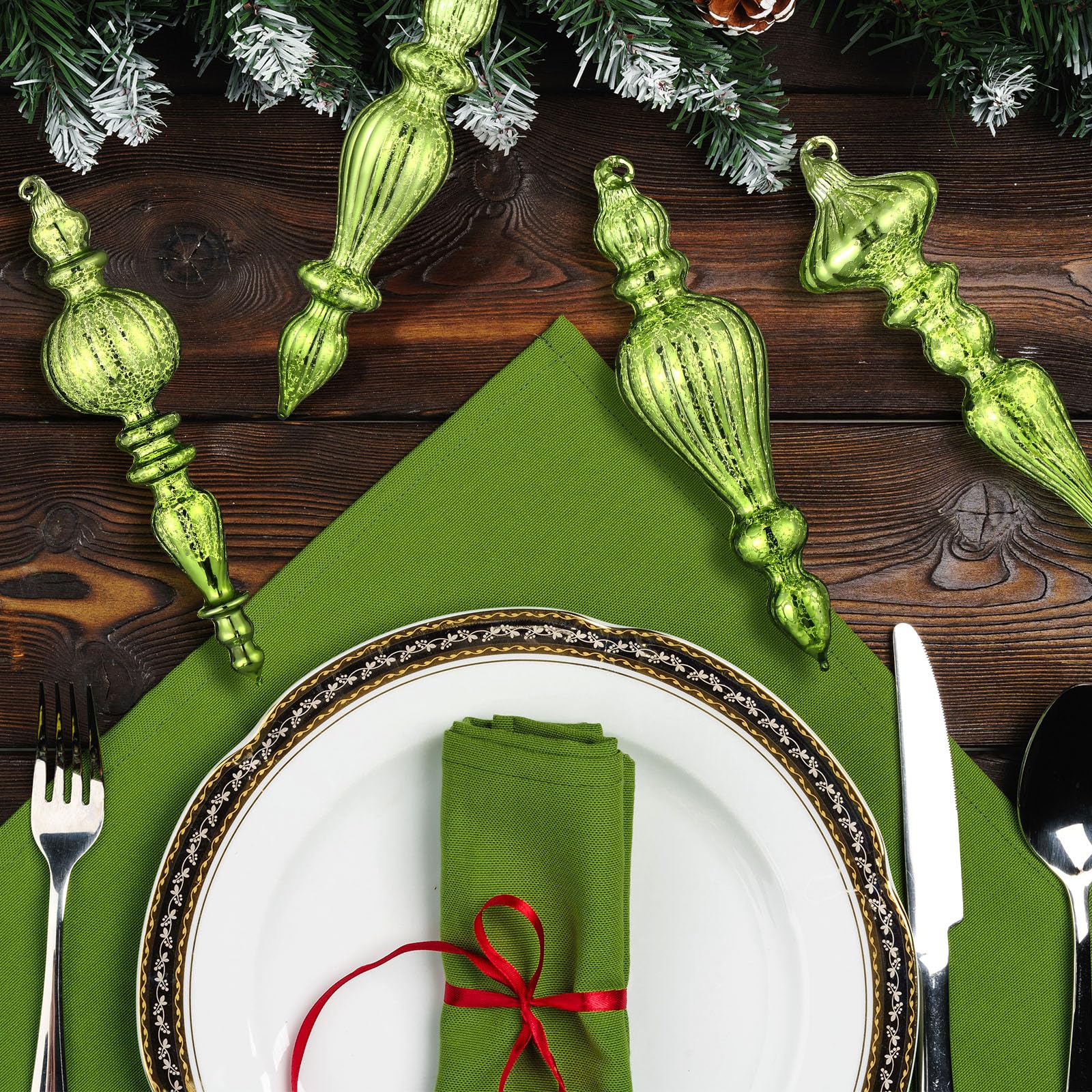 Mifoci set arranged as a table centerpiece for festive dining and layered decor