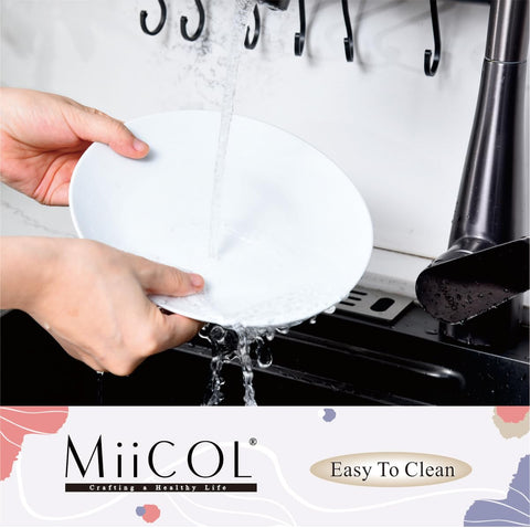 Miicol plate inside dishwasher conveying easy cleaning and convenience