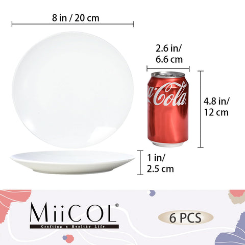 Miicol stacked plates demonstrating space-saving storage and easy organization