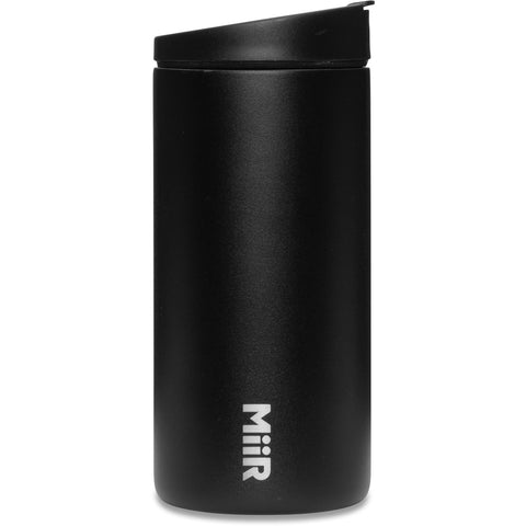 MiiR Flip Traveler front view showing compact tumbler and lid, convenient for travel