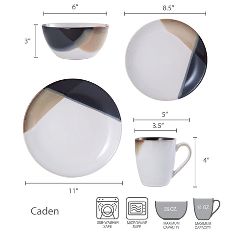 Mikasa Caden mug close-up with handle, comfortable grip for daily coffee or tea