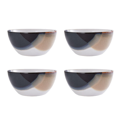 Mikasa Caden plates beside utensils, shows scale and portion presentation benefits