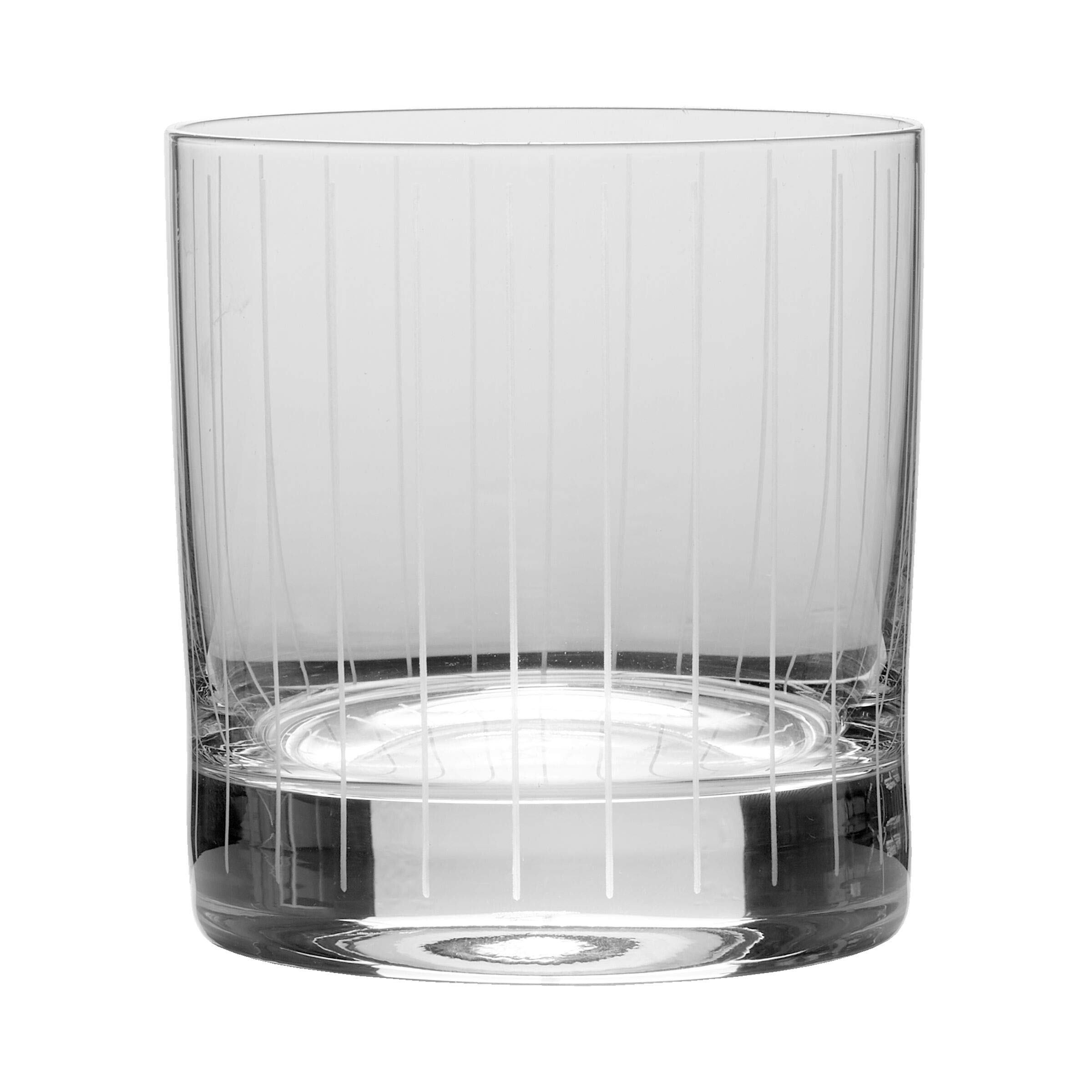 Mikasa glass filled with cocktail demonstrating generous 12.75-ounce capacity