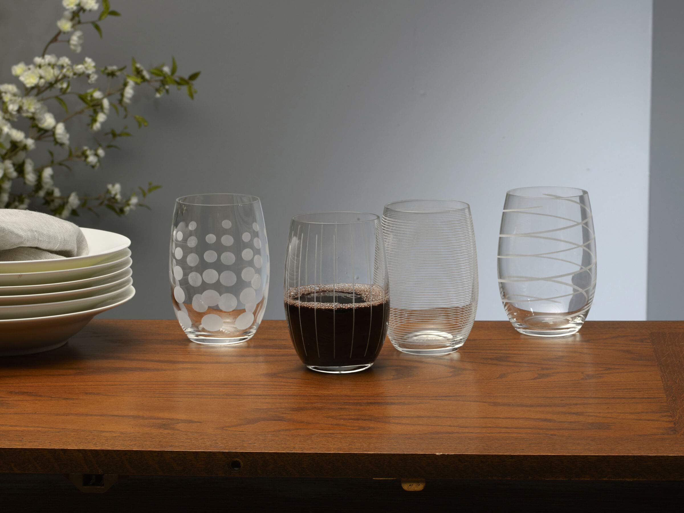 Mikasa Cheers glasses on a dinner table showing entertaining versatility