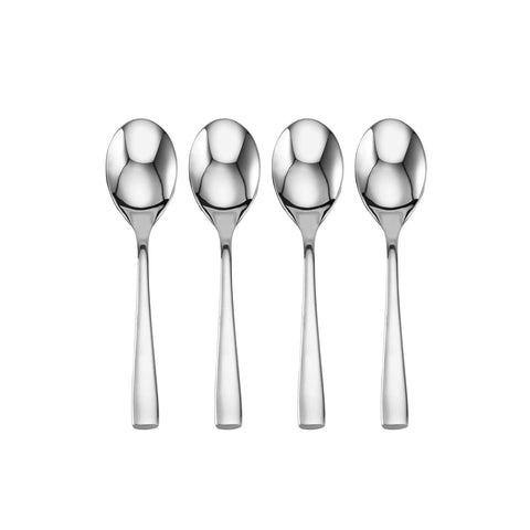 Mikasa Delano flatware inside dishwasher showing easy cleaning benefit