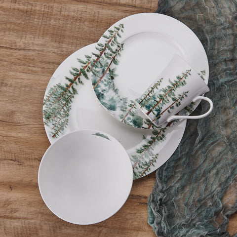 Mikasa dishwasher-safe icon with set indicating easy cleanup