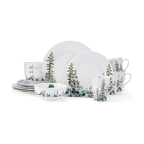 Mikasa front view showing full set and seasonal tabletop appeal