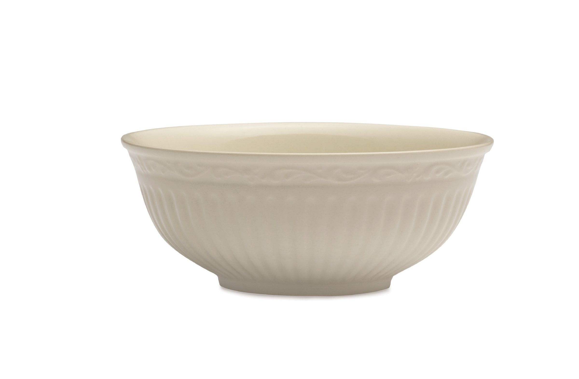Mikasa set of four bowls styled on a table with fruit showing versatile everyday elegance