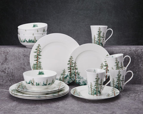 Mikasa dinnerware in a dining scene conveying casual-meal warmth