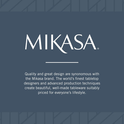 Mikasa pieces loaded in dishwasher rack to show dishwasher-safe convenience and easy care