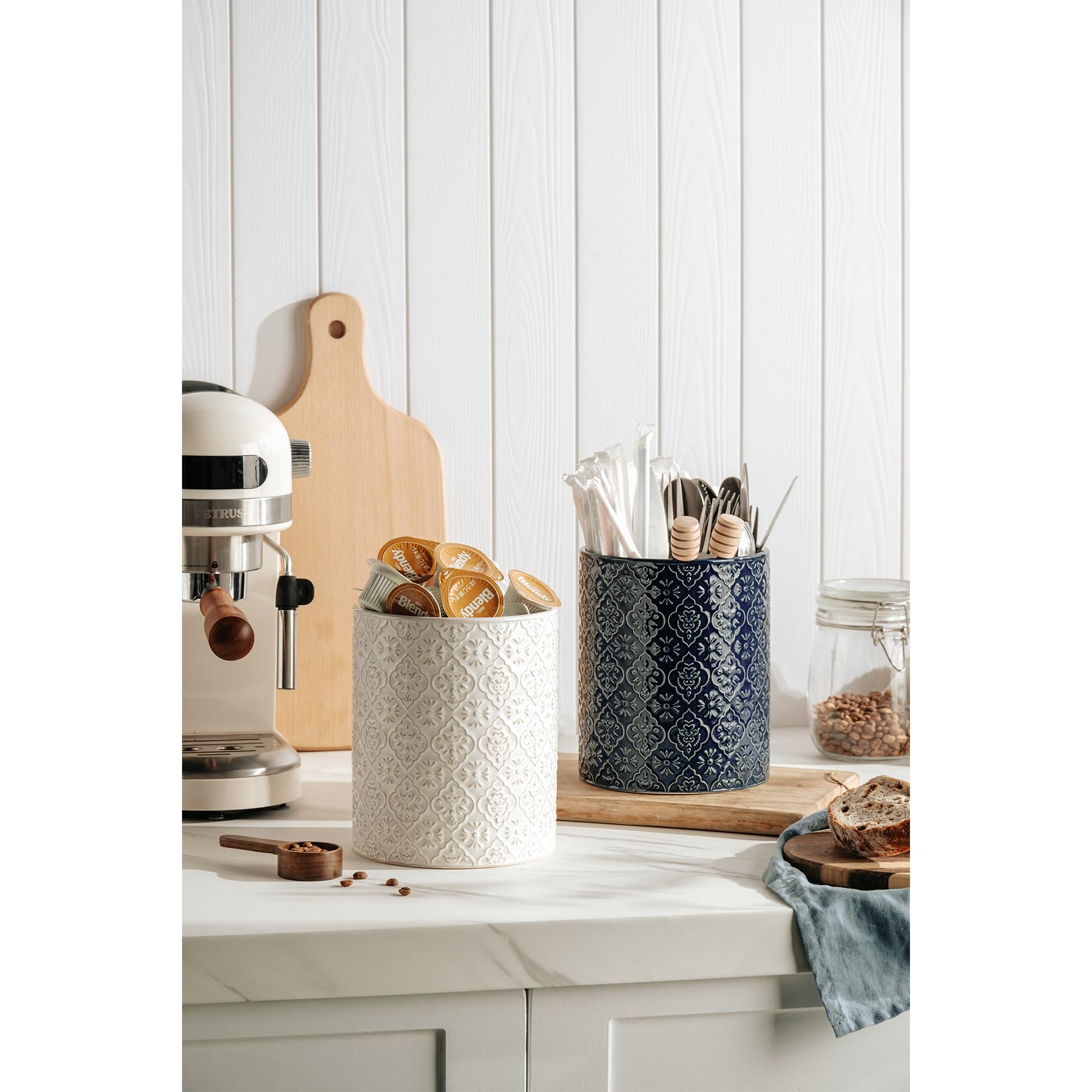 MIKIGEY side profile filled with utensils for neat, accessible storage