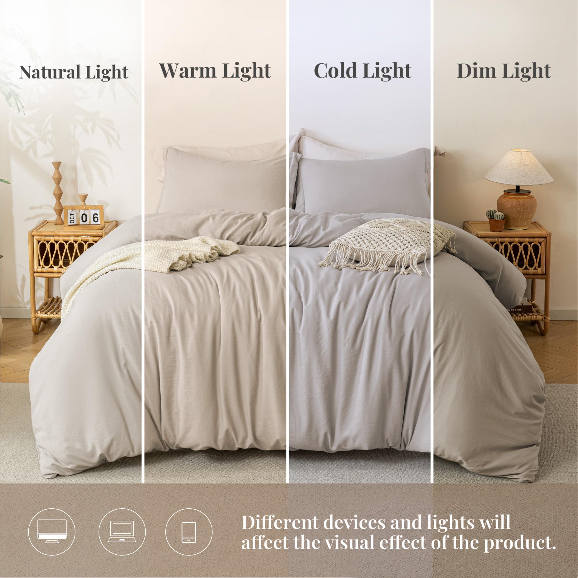MILDLY two pillow shams front view matching duvet for coordinated bedside appeal