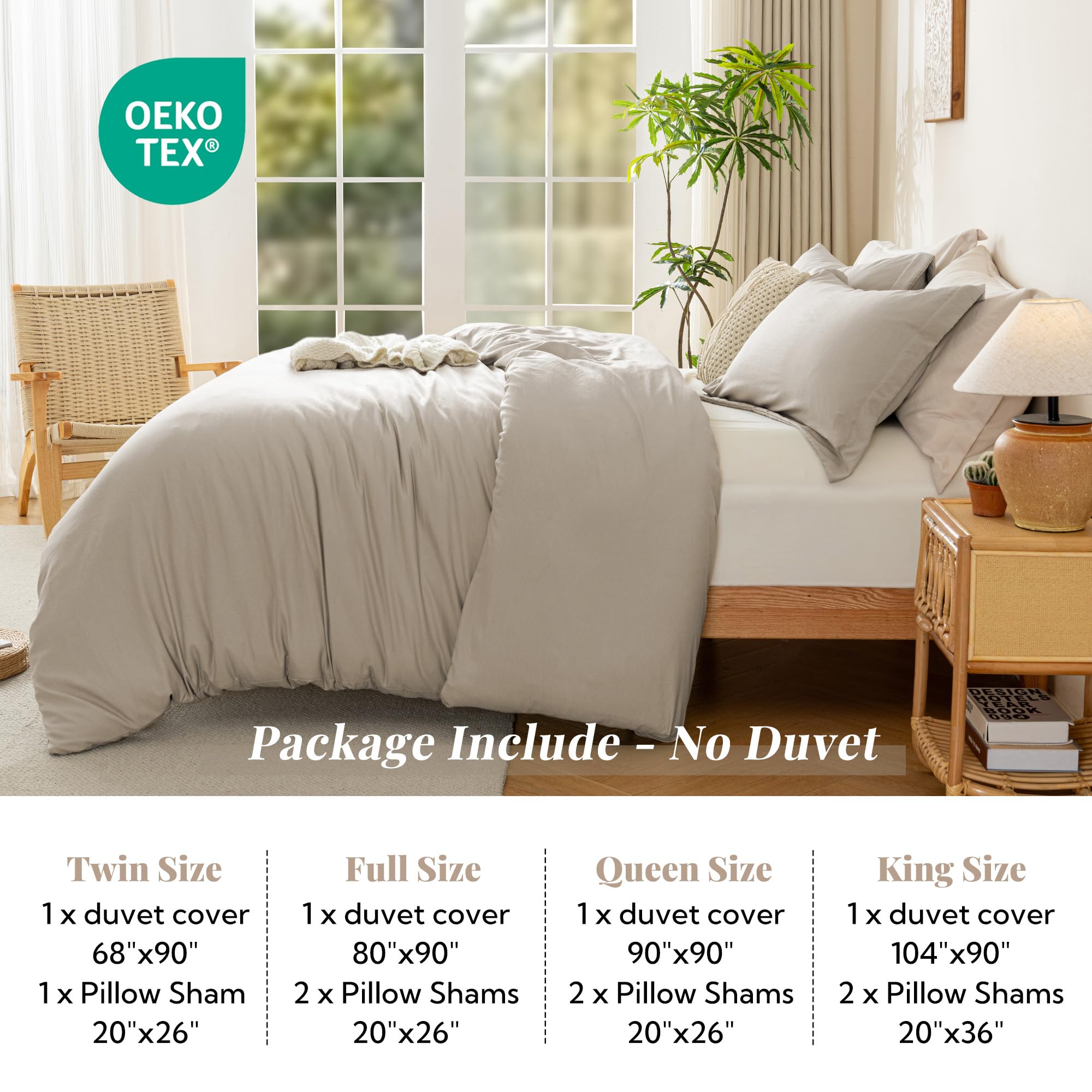 MILDLY queen duvet drape over mattress showing coverage and proper fit