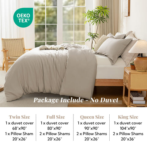 MILDLY queen duvet drape over mattress showing coverage and proper fit