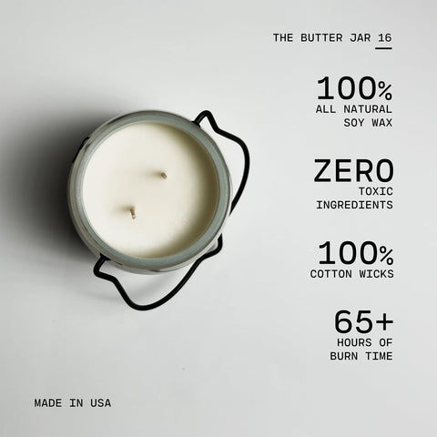 Milkhouse Candle Company label and lid detail emphasizing brand and quality craftsmanship