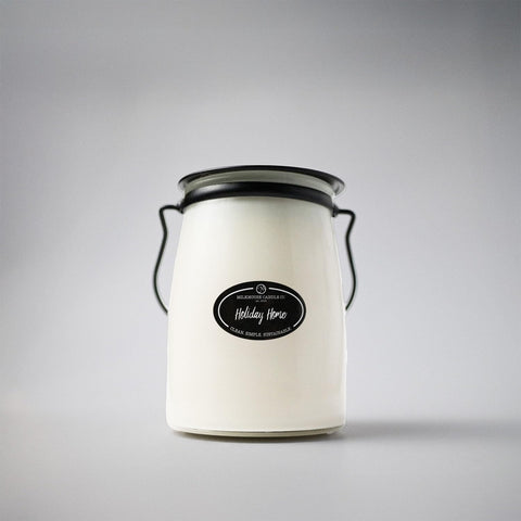 Milkhouse Holiday Home lid and label detail highlighting quality craftsmanship