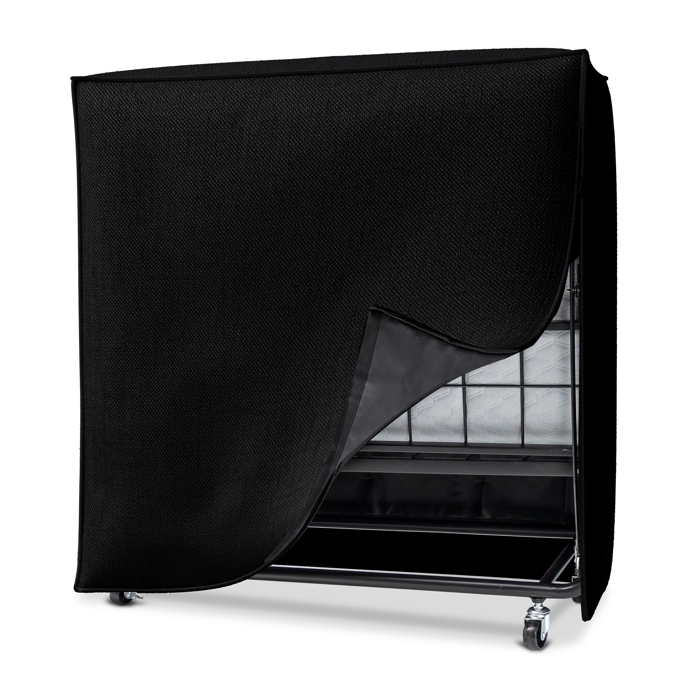 Milliard front view of folded bed cover showing full protection benefit