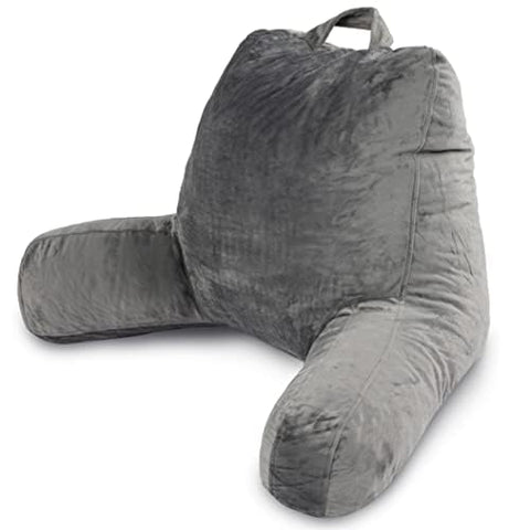 Milliard front view of reading pillow showing full back support and comfort